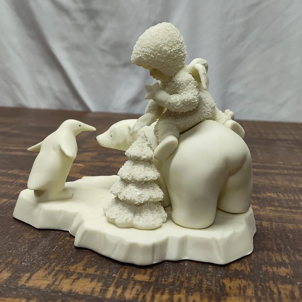 Snowbabies dept 56 figurines-Can I Help Too